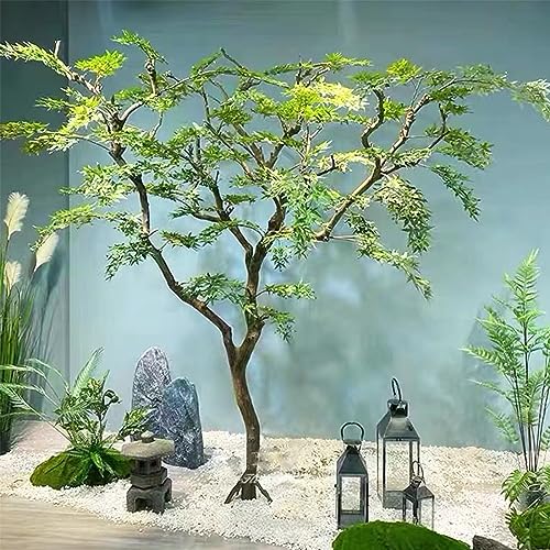 Faux érable vert h 1m au feuillage réaliste | Grand faux arbre intérieur