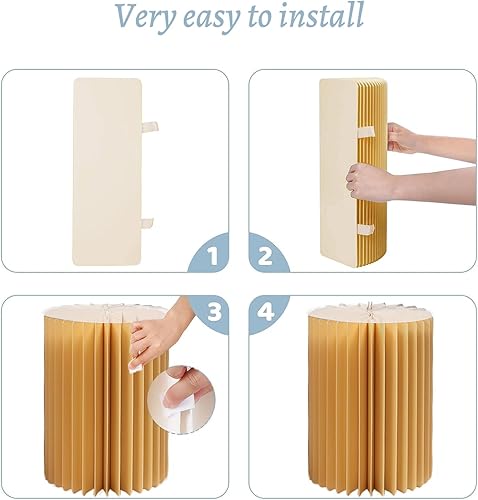 Miniatura 4 de Kaichenyt Exhibición de columnas de papel plegables, soportes de pedestales, soportes de pedestal cilíndrico, mesa de postre de pilar romano,