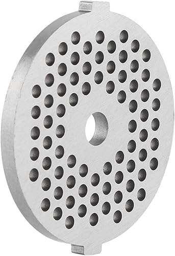 Tbest Placa de repuesto para picadora de carne, cuchillo de disco con orificio para cocina