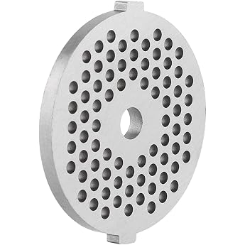Tbest Meat Mincer Perforated Disc Meat Mincer Replacement Parts Perforated Disc Meat Mincer Plate Medium Cutting Plate Meat Mincer Plates Disc Knife with Hole Kitchen Accessories