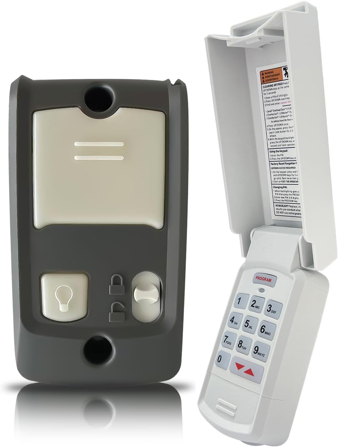 1 for Genie Garage Door Opener Keypad Compatible with All Genie Intellicode Garage Door Opener with Garage Door Wall Mount