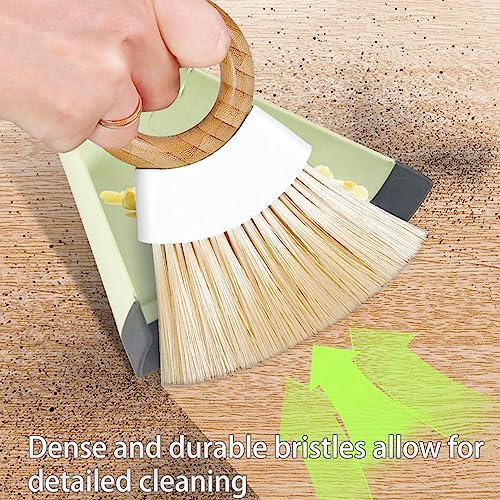 Small Mini Hand Broom Dustpan : Hand Broom And Dustpan Set, Mini Broom And Dustpan Set, Small Dustpan And Brush Set,Small Broom And Dustpan Set For Cat Litter,Crumbs,Tables, Countertops,Etc. #TOP2