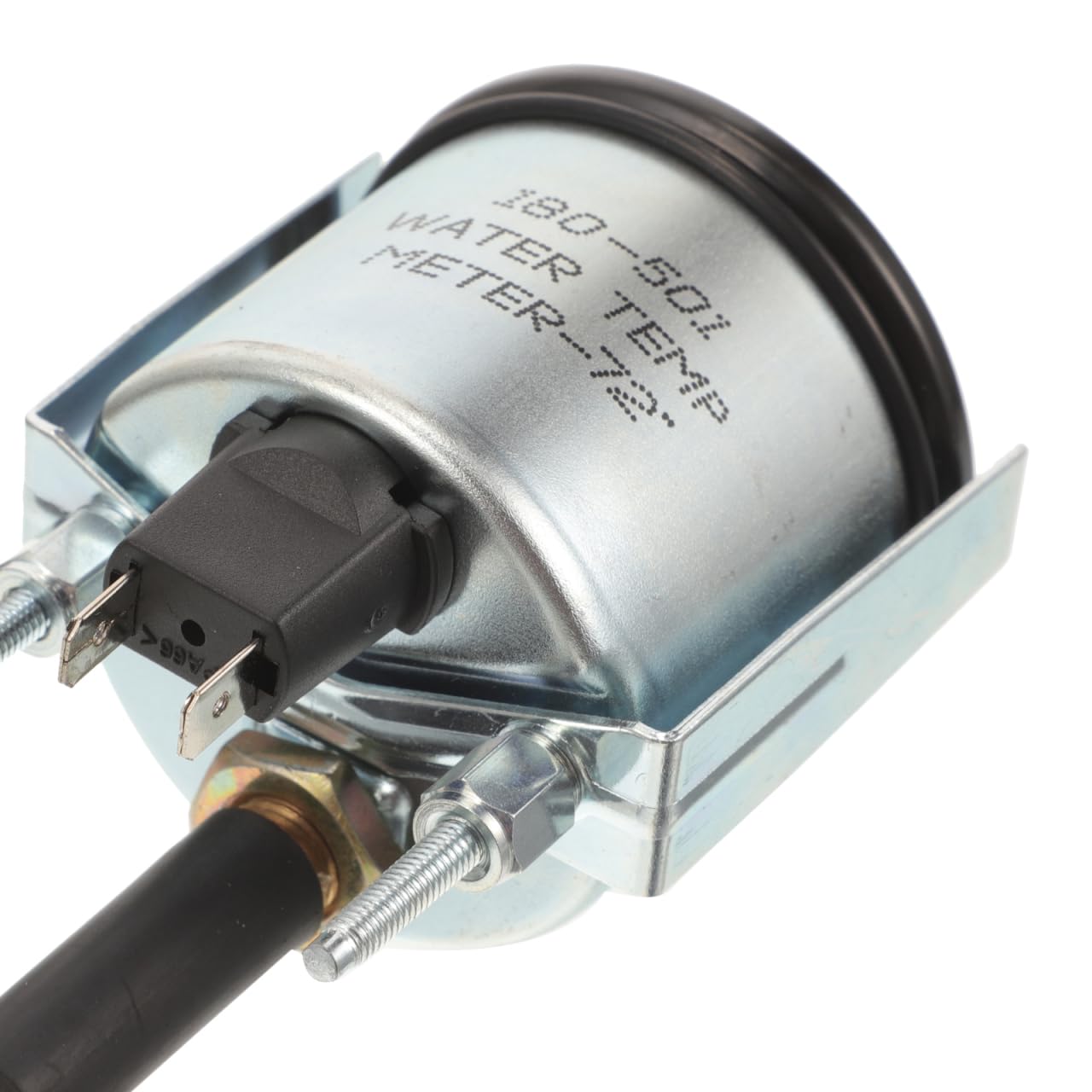 Amosfun Medidor Mecánico y Metal de Temperatura del Agua para Coche Escala Abs 2 Pulgadas 52mm con Sensor Dual Adecuado para Bricolaje