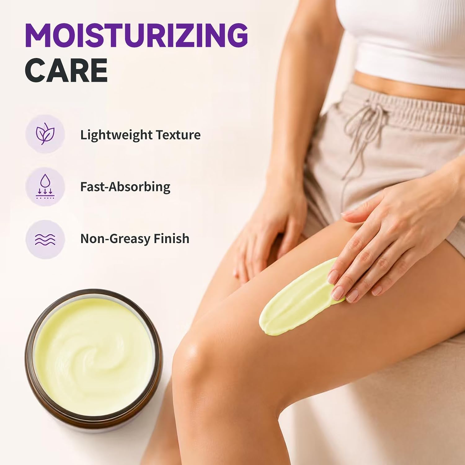 Magnesium Cream with MSM & Arnica for Sleep & Muscle Comfort | Nighttime Magnesium Body Lotion for Relaxation & Hydration, Post-Workout Comfort, Lightweight, Fast-Absorbing, Non-Greasy