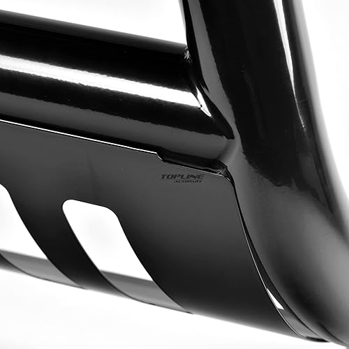 Miniatura 4 de Cepillo de barra de parachoques delantero negro con placa deslizante compatible con 05-21 Frontier  05-07 Pathfinder  05-15 Xterra