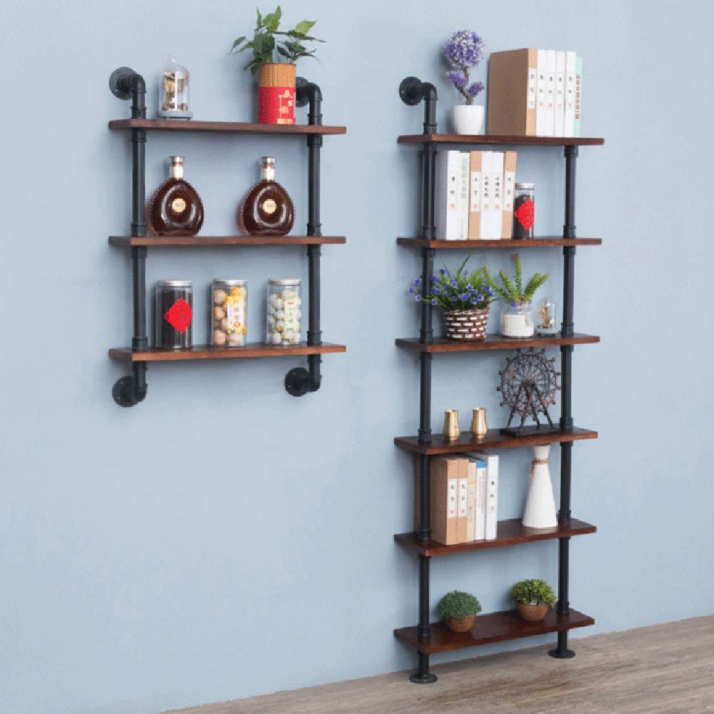 Amazon.co.jp: Xyanzi-zhiwujia 3層木製棚工業用壁棚はしご棚diy