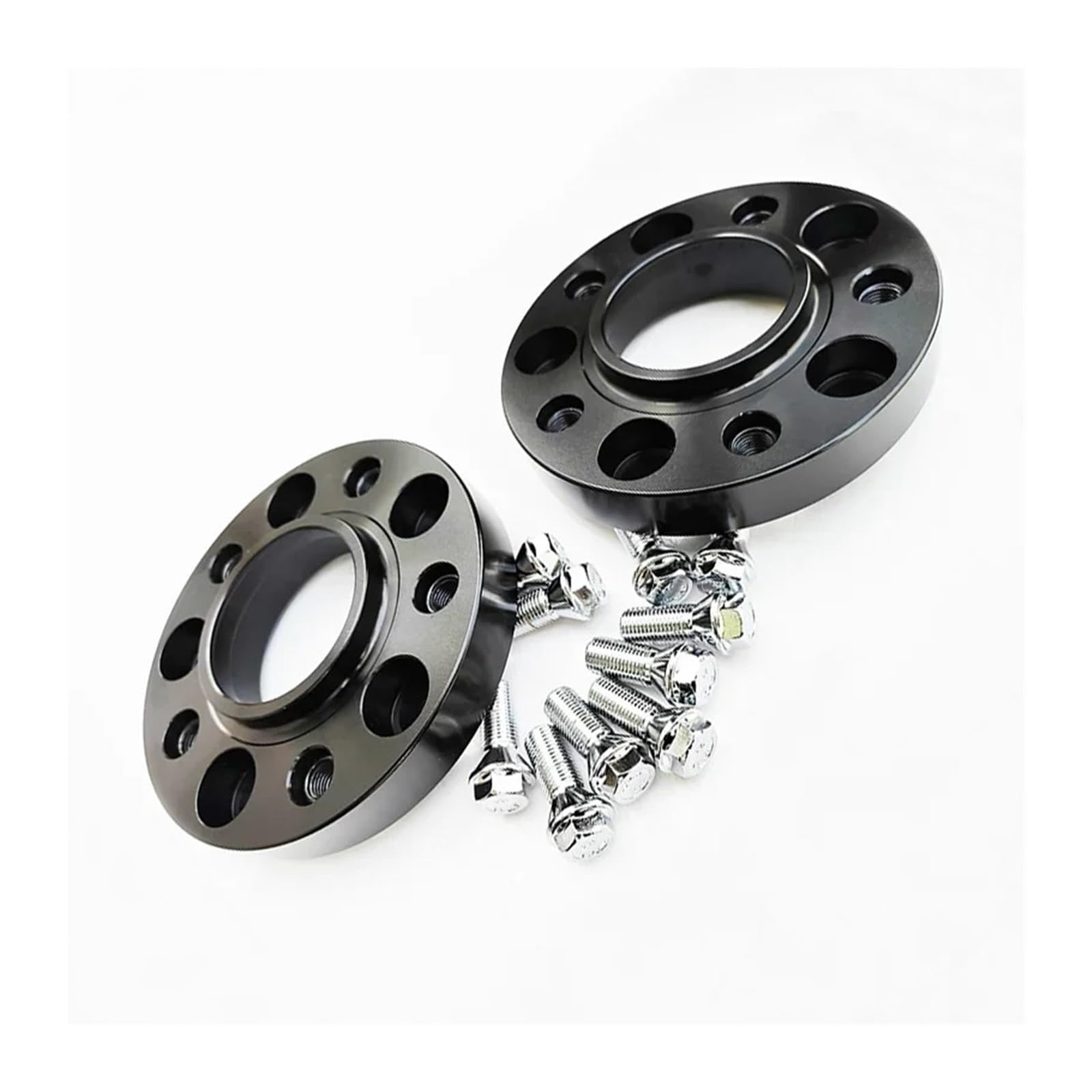 Entretoises de roue de voiture Adaptateur d'entretoises de roues en aluminium, 2 pièces 30mm 5x130 71.6 + 10 14x1.5 boulons coniques pour plus courts
