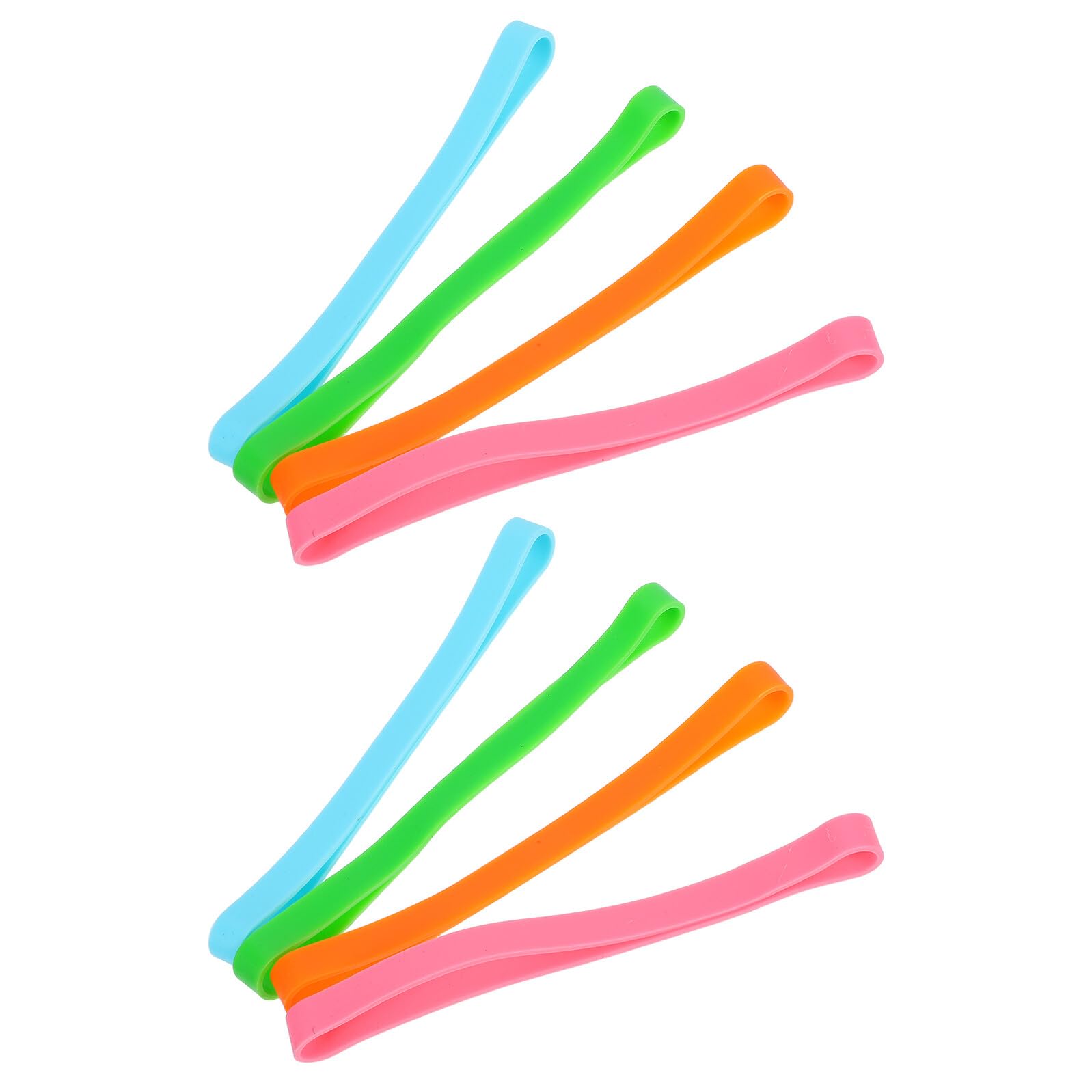 DOITOOL 8 Pièces Bandes Élastiques en Caoutchouc pour Serviette de Plage, Accessoires Indispensables pour Chaises de Croisière, Entretien Facile, Vacances D'été