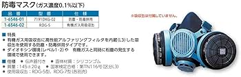 Amazon | 興研 防じん機能付き防毒マスク 7191DKG | 吸収缶