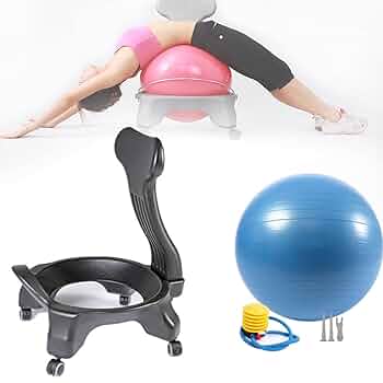 【美品】＆MEICAL バランスボールチェア WELLNESS BALL ACTIVE SITTING
