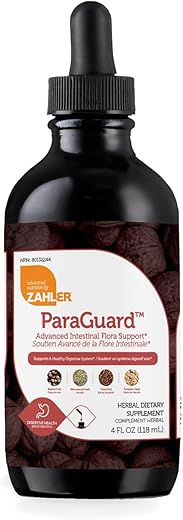 Zahler – ParaGuard Cleanse Liquid Drops – Gut Health Detox Supplement – Formula has Wormwood, Garlic Bulb, Pumpkin Seed, Clove & More – Natural Cleanse Detox for Humans – Certified Kosher (4 Oz)