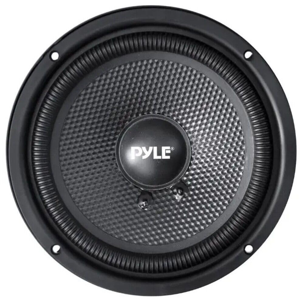 Kit Set para Pyle PLMW63 1 subwoofer 16,5 cm 165 mm 6,5" diámetro, 75 vatios rms 150 vatios máx, Bobina móvil Simple, impedancia 4 Ohm, 91 db, suspensión de Goma, Maletero de Coche, 1 Pieza