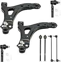 Vista 150 de PHILTOP Kit de suspensión ajustable de elevación de 1-6 pulgadas, 4 piezas de brazos de control superiores e inferiores delanteros compatibles