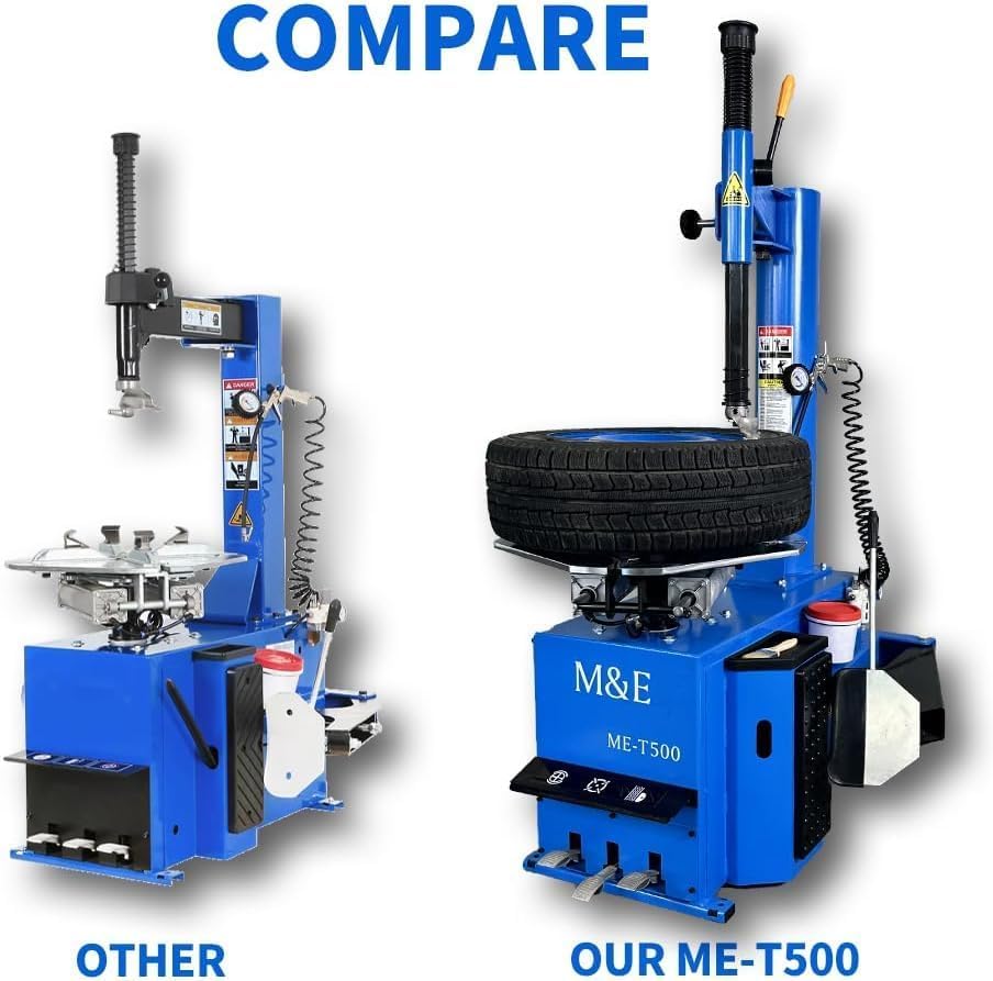 KATOOL ME 2.0HP Tire Machine and Balancer Combo Tire Changer Machine Wheel Balancer Machine Wheel Changers Tire Changer Tire Machine (500combo)