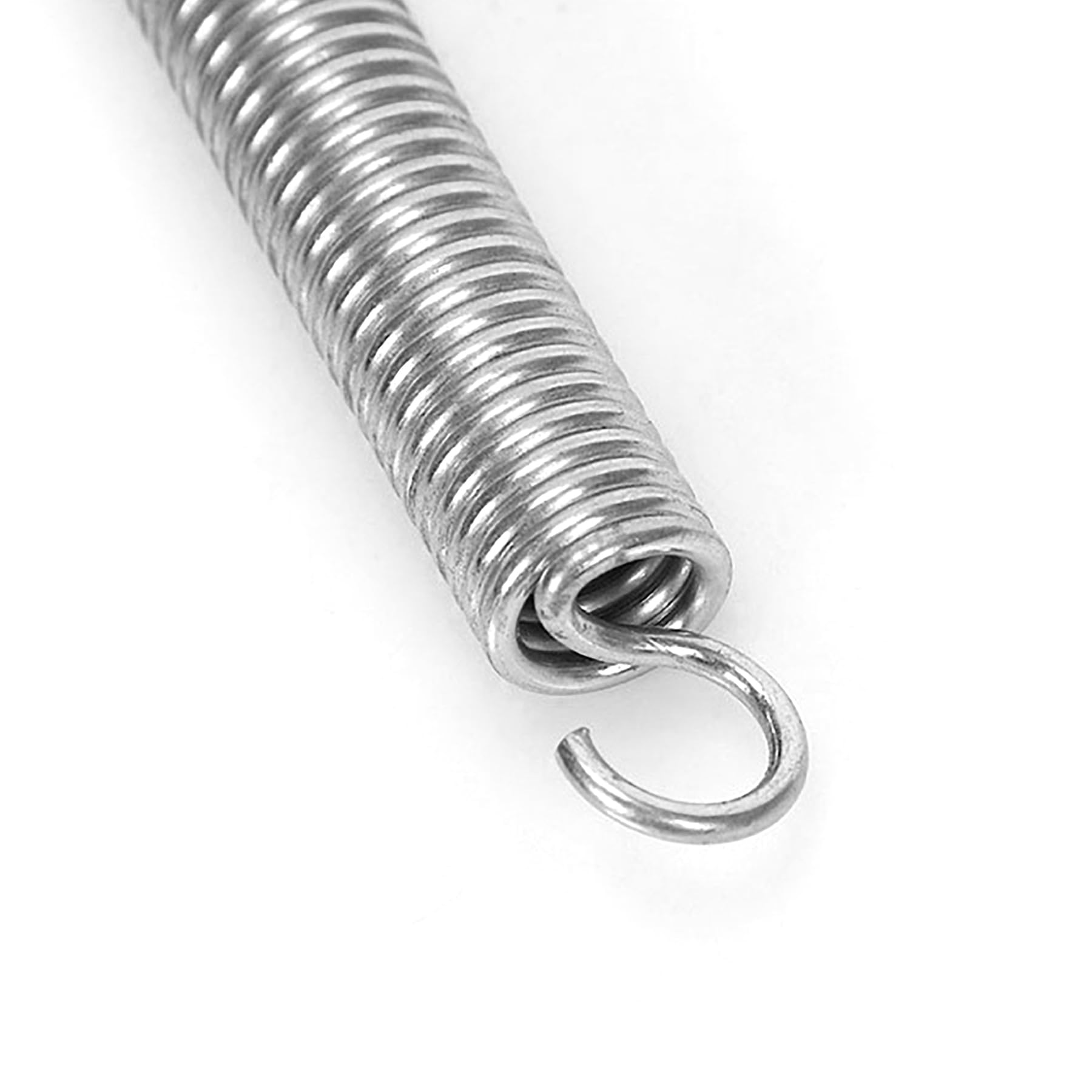 Sprężyny dociskowe ze stali nierdzewnej, 2 sztuki, 1,2 mm x 10 mm x 70 mm, sprężyna z podwójnym hakiem do wszechstronnych zastosowań