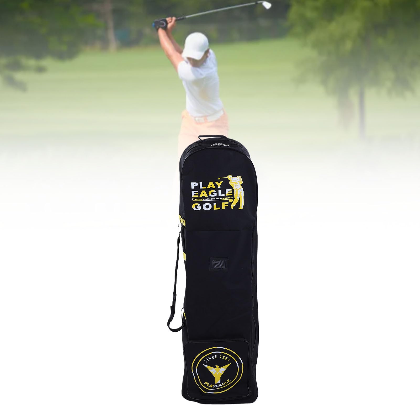 CHICIRIS Sac de Voyage de Golf Pliable 600D Oxford avec Roulettes