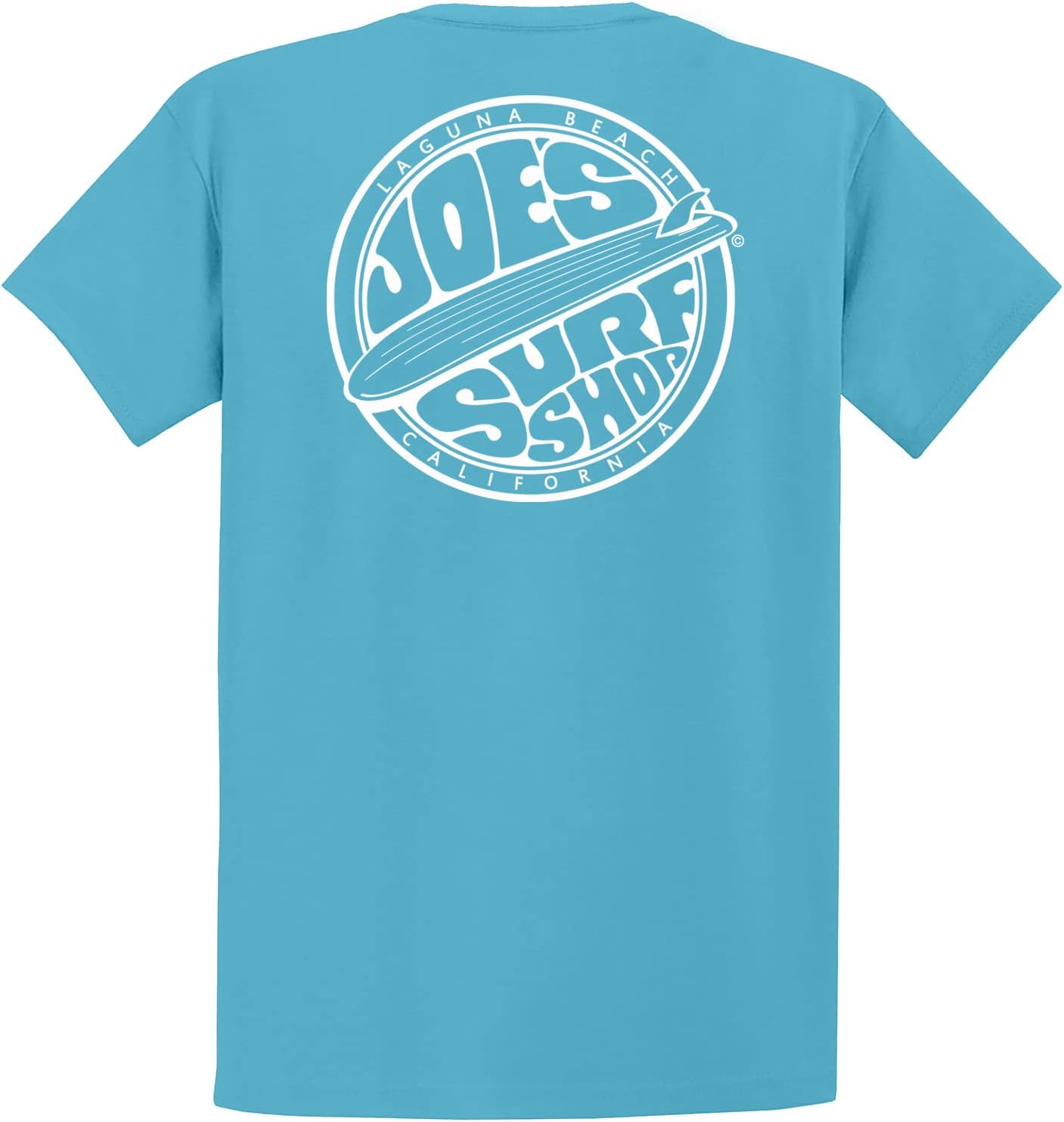 JOES SURF SHOP Men's Fins Up T-Shirts, Lightweight Version of Our Classic Tee
