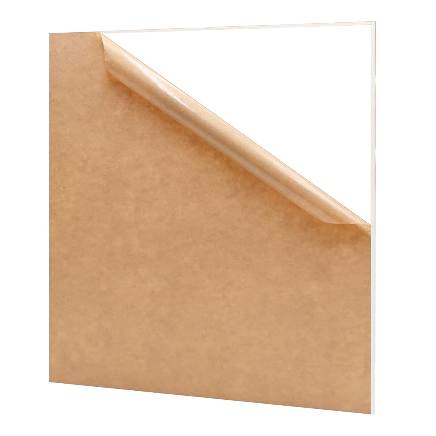 Goelite Acrylic Glass Sheet For Painting And Other Craft Work, 12 X 12 Inch, 3 Mm Thickness, Transparent Clear, Pack Of 1