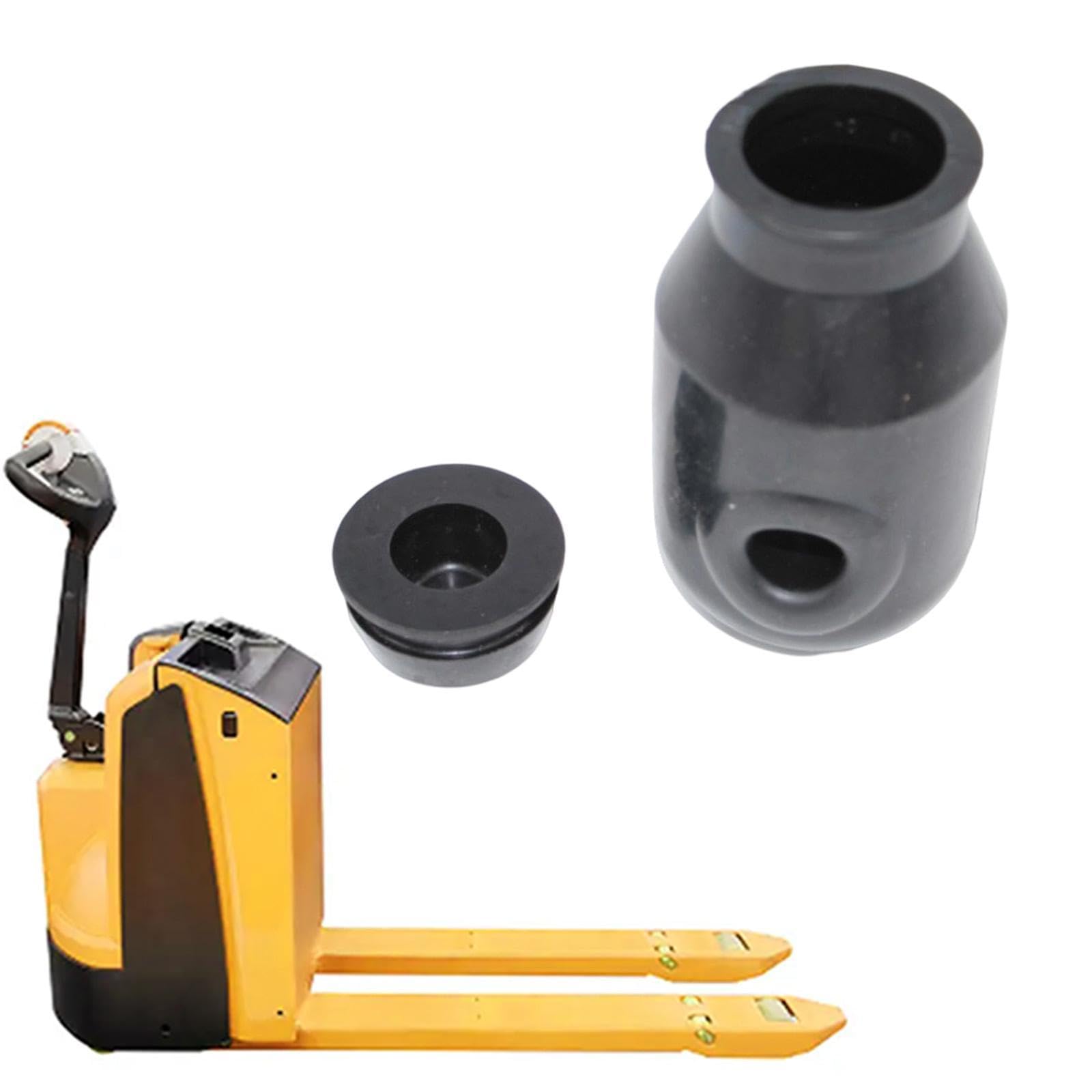 Perfeclan Coperchio Dell'olio12*8 Cm, Serbatoio Dell'olio 11 * 2 Cm, Parte del Cilindro Carrello in Materiale di Gomma Adatto Ai Carrelli Elevatori Manuali Forklift Yibat, 2 Pezzi