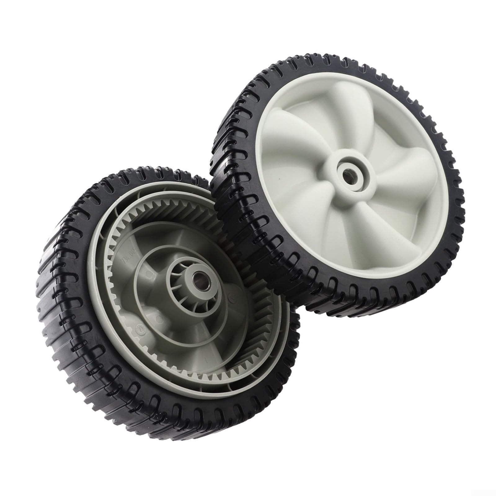 Ruedas para cortacésped, rueda de transmisión delantera de 8 pulgadas 734-04581 634-0190A para Craftsman para YARD-MAN, piezas de repuesto para tractor de césped (2 piezas)