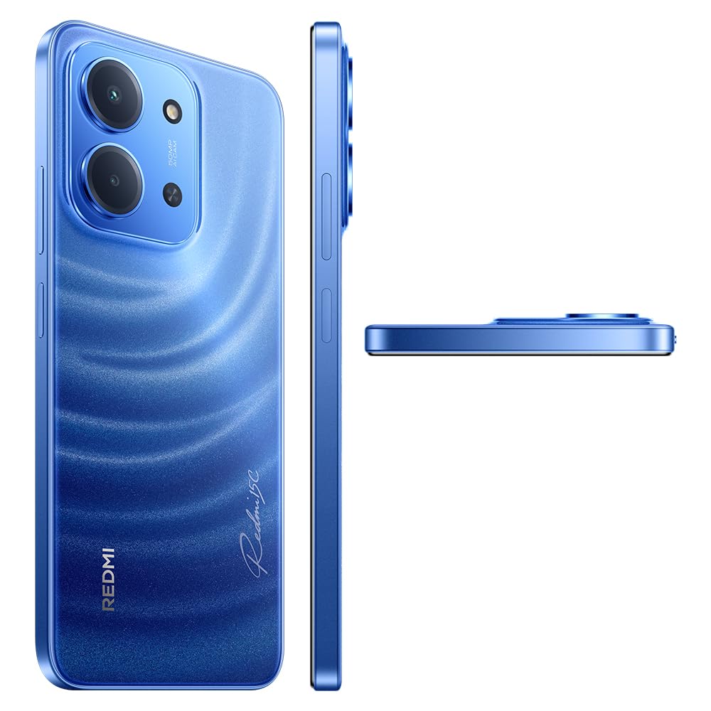 XIAOMI Smartphone Redmi 15C 4G, 8 GB+256 GB, azul océano, IP64, batería masiva de 6000 mAh, pantalla de 6.9 pulgadas, sistema de cámara dual AI de 50 MP, carga Turbo de 33 W, con cargador, NFC no