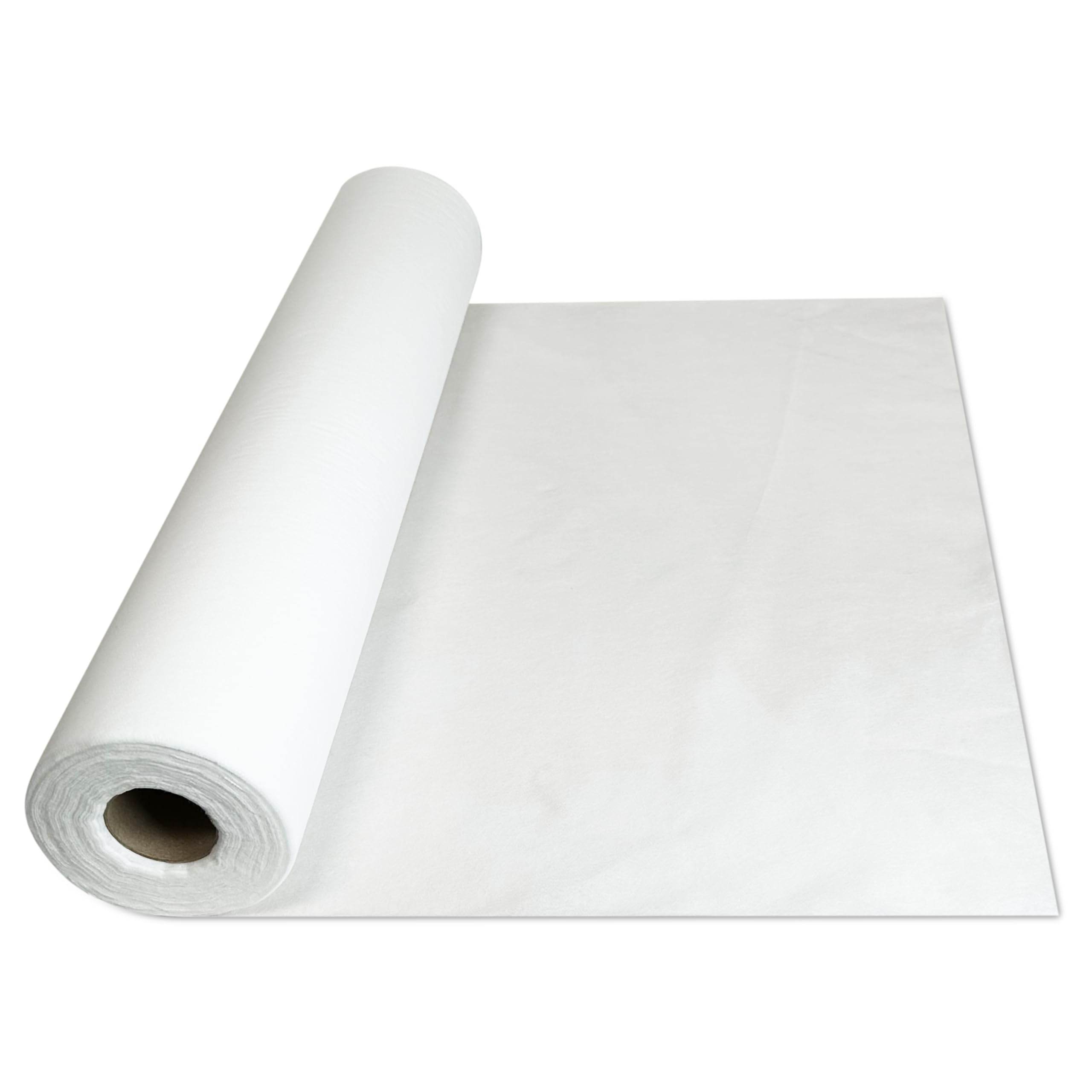 Rollos Papel Camilla Polipropileno Blanco 58 cm x 80 m | Papel de Camilla Precortado cada 40 cm (6 Rollos)