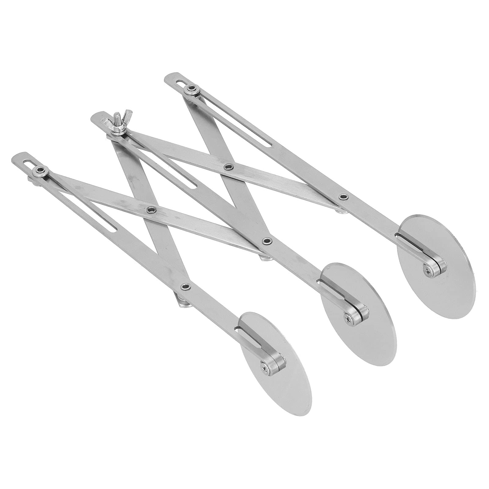 Wakects Cortador de Masa Multi Rueda, Espaciado Ajustable, Grado