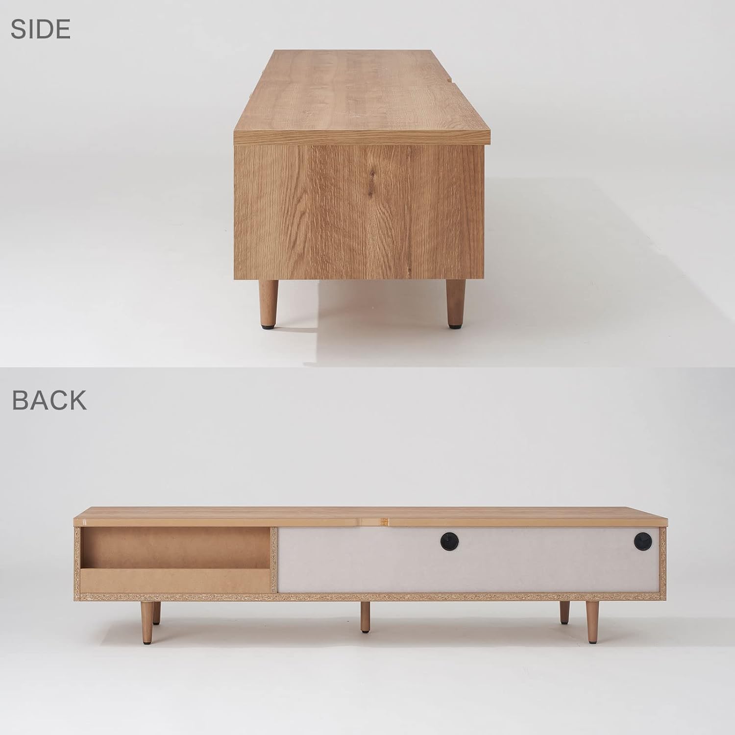 LOWYA ロウヤ テレビ台 幅約180cm 国産 日本製 テレビボード 天然麻 収納棚