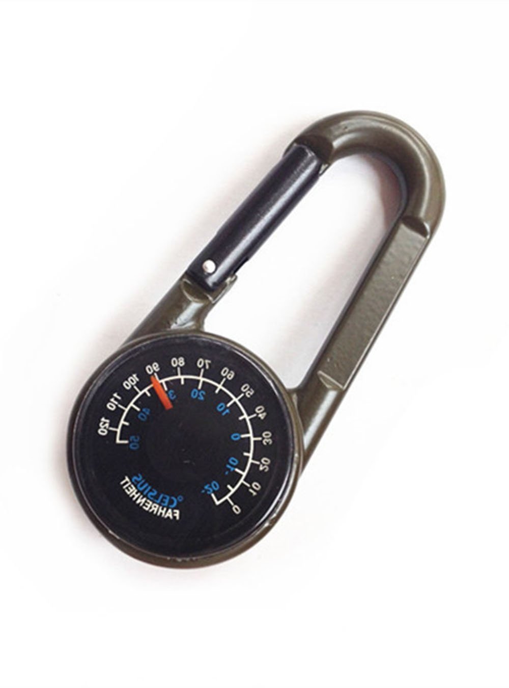 3-in-1 Kompass Mit Thermometer & Karabiner – Aus Metall, 69x30x18 Mm, Mit Vergrößerungslinse, Für Wandern, Camping & Reisen 3-in-1 Kompass Mit Thermometer & Karabiner – Aus Metall, 69x30x18 Mm, Mit Vergrößerungslinse, Für Wandern, Camping & Reisen