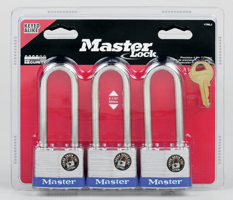 Master Lock 1TRILJ 1-3/4" Laminated Steel Padlock