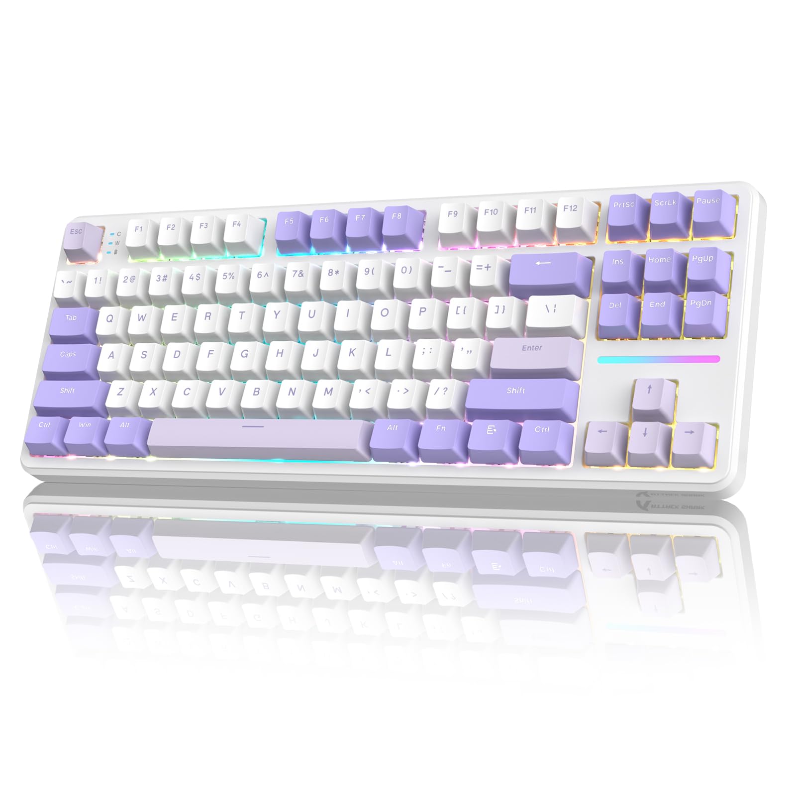 Amazon | ATTACK SHARK×MAMBASNAKE X87 ゲーミングキーボード