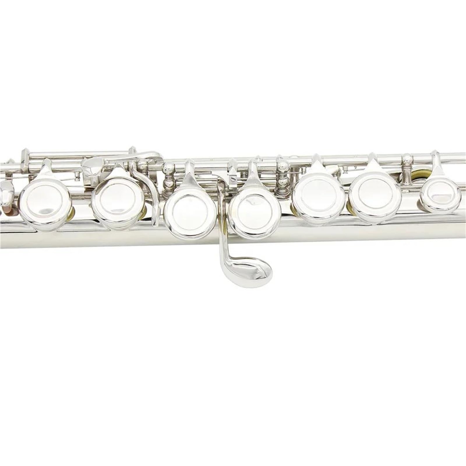 Flet Instrumenty Muzyczne 16 Otworowy Flet C Z Kluczem Zamkniętym Srebrny Miedzionikiel Profesjonalne Instrumenty Muzyczne Dęte Drewniane(Cloth box)