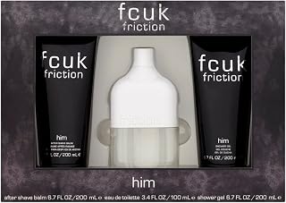 Friction by FCUK Eau De Toilette Gift Set For Men