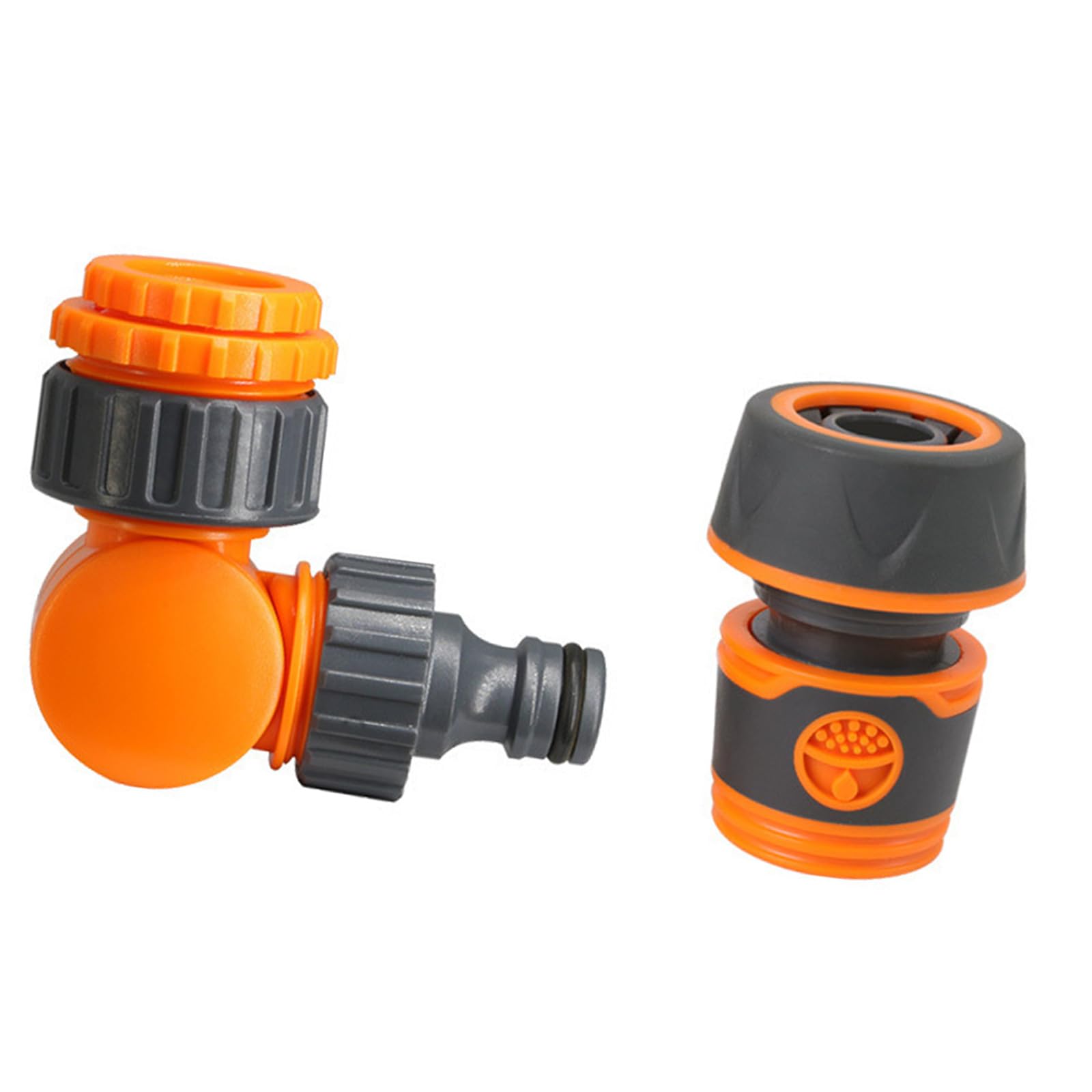 Quick Connecting Threaded Faucet Adapter 180 Degree Garden Hose Connector for Watering Irrigation Enduring for Watering Irrigation