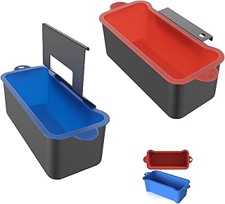 Dendrobium 2-Pack Reusable Grease Cup Liners for Blackstone Grill, Silicone Blackstone Drip Pan Liners, Blackstone Griddle Grease Catcher, Blackstone Tray Liner, 8” X 3” X 3.7”