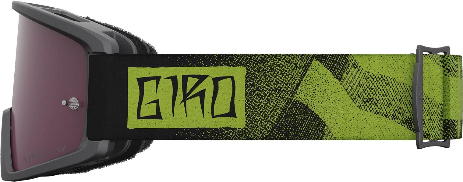 Giro Tazz Occhiali Da MTB – Nero/Verde Lime, Taglia Unica, Lenti Intercambiabili OTG