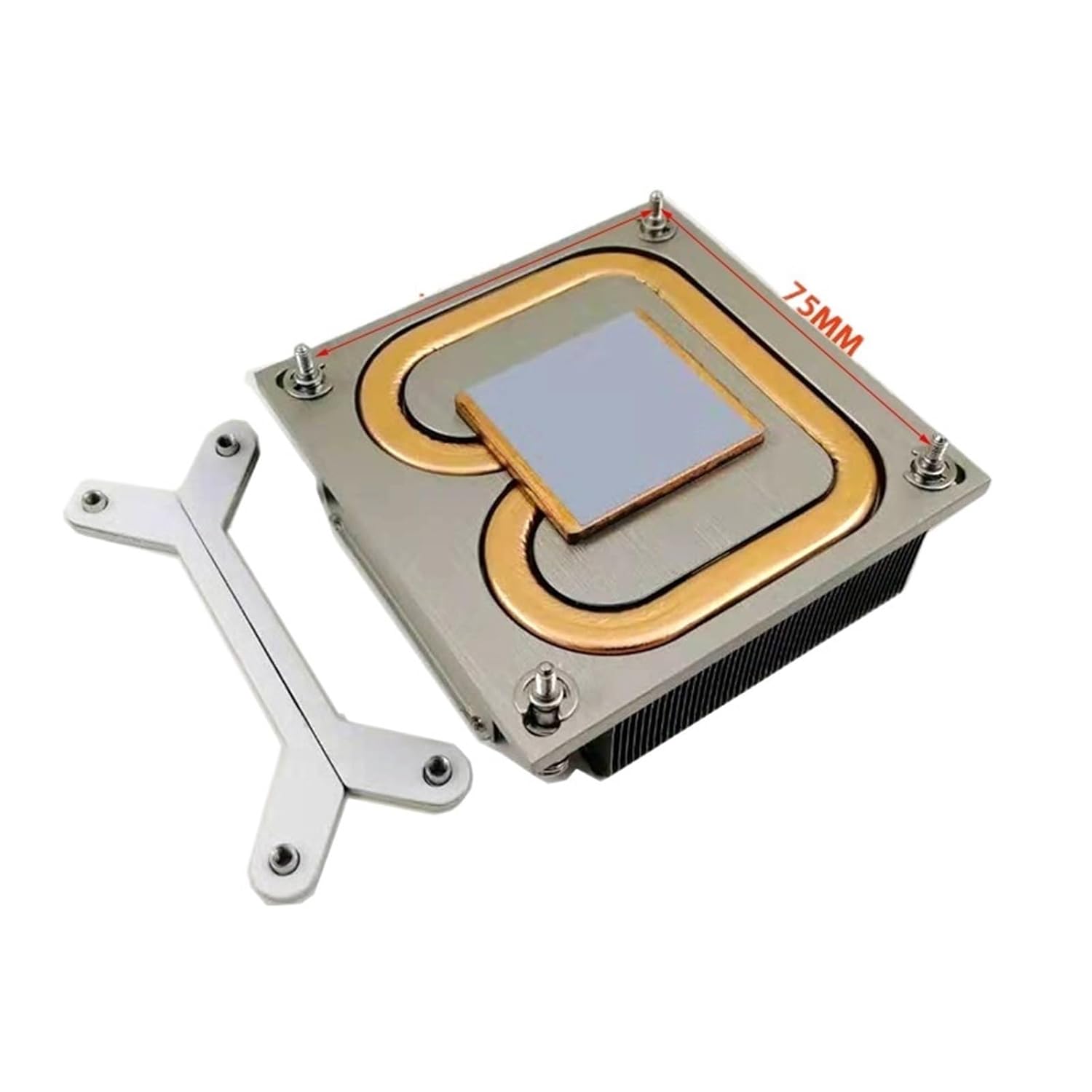 1U Passive CPU Cooler LGA1150 1151 1155 1156 LGA1200 Server heatsink Processor Socket for PC Server Workstation