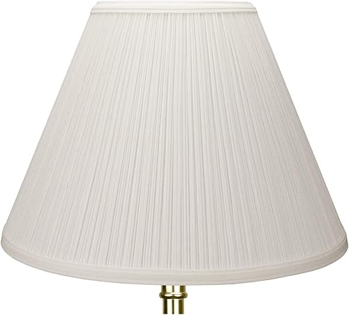 Miniatura 2 de FenchelShades.com Lampshade 6.5" Top Diameter x 15" Bottom Diameter x 11" Slant Height with Washer (Spider) Attachment for Lamps with a Harp