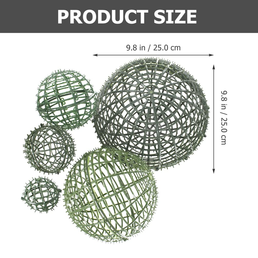 Didiseaon 5pcs Decorative Grass Ball Rack for Wedding Flower Arrangements Lightweight Easy to Assemble for Home Decor and Event Decorations