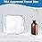 Cosywell Travel Size Containers Travel Shampoo Bottles 4pcs 3.4oz TSA Approved Travel Containers for Toiletries Leak Proof Refillable Lotion Containers with Flip Cap Small Plastic Squeeze Bottles