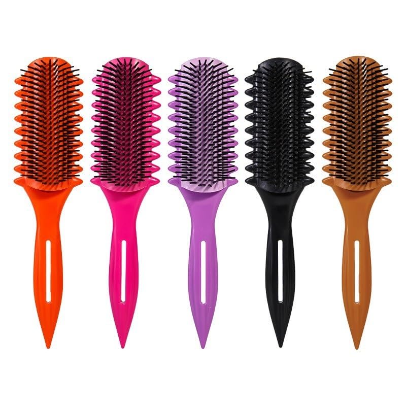 Curly Hair Styling Comb with Detachable Hairbrush