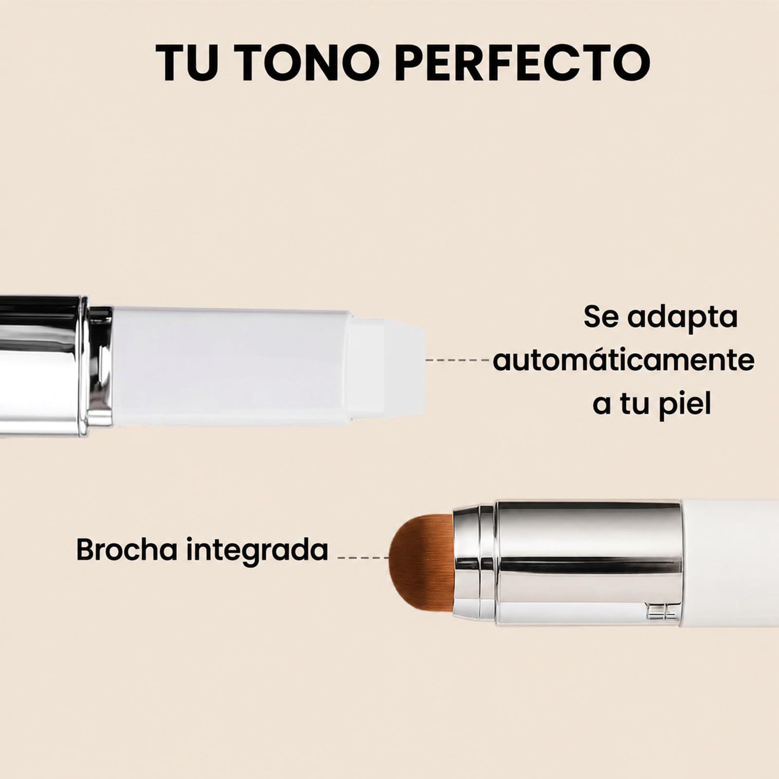 Elyra Beauty Base Maquillaje, Elyra Beauty Base Maquillaje, Una Barra De Maquillaje Que Devuelve El Brillo A Las Pieles Maduras, Con Un Brillo Natural Y Una Textura Ligera