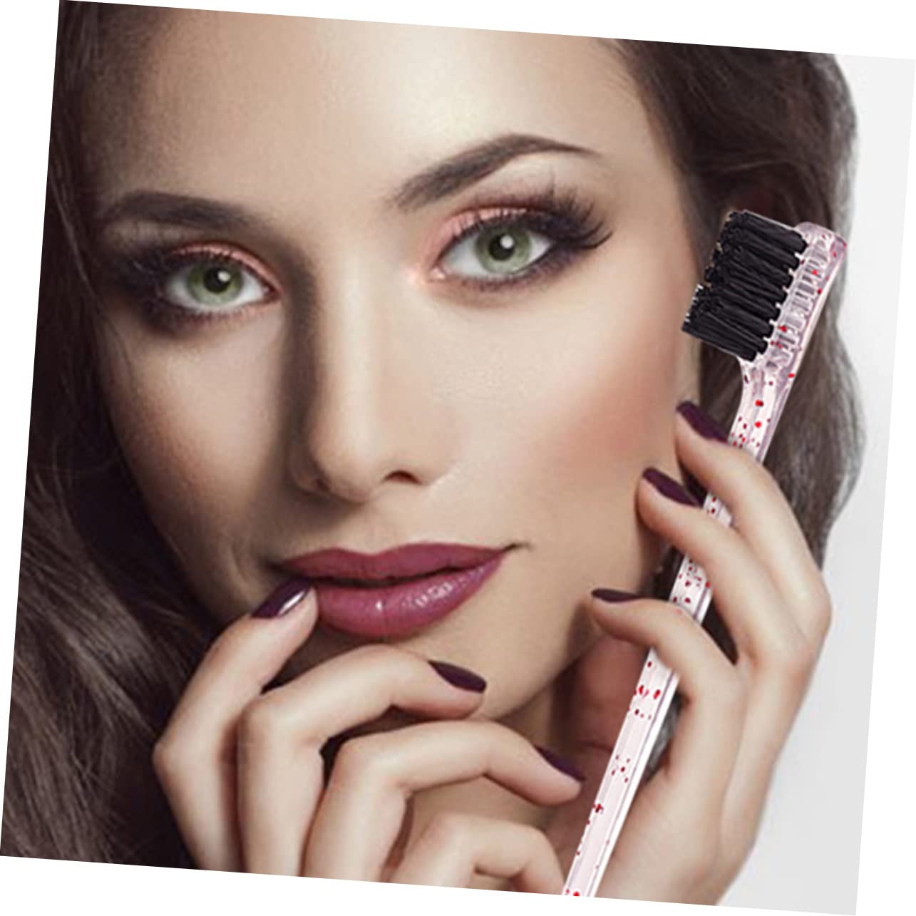 FOMIYES 48 Pz pennello per sopracciglia a doppia punta strumento per il trucco delle donne pennello per sopracciglia da donna makeup kit make up kit pettini pettine spazzola per bordi