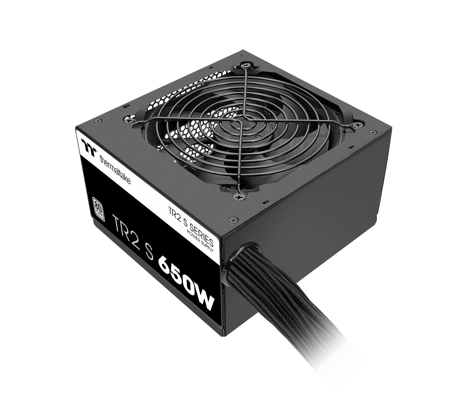 Thermaltake TR2 S 650W | Fuente de Alimentación ATX 12V v2.3 | Raíl Único de +​12V | 80 Plus 230V EU | PFC Activo | Ventilador Ultra Silencioso de 120 mm