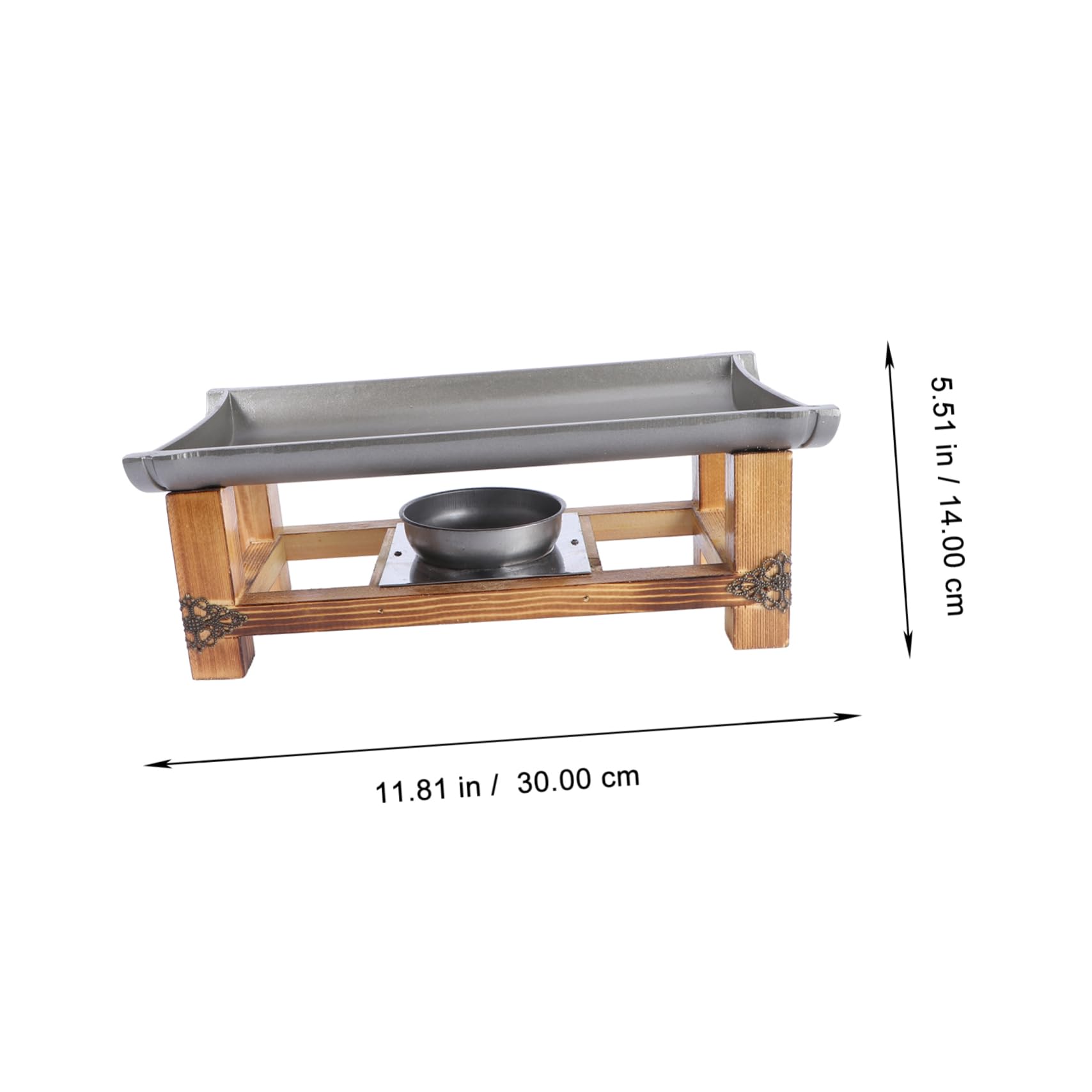 Parrilla de rejilla para barbacoa, Parrilla de camping for barbacoa de pescado multicolor 30 x 14 x 10 cm