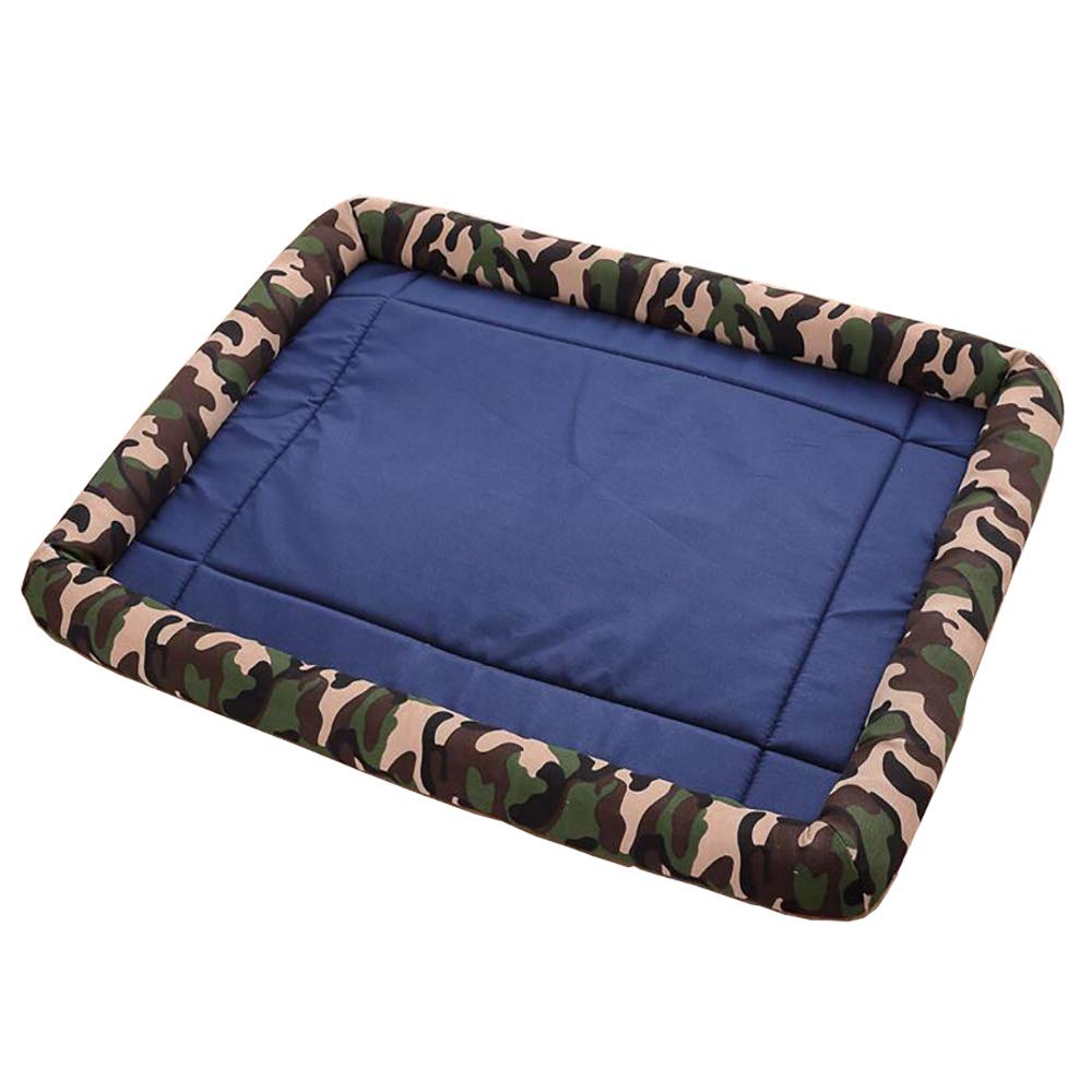 Amazon Pp Dd 夏用 オックスフォード素材 爽やか快適 ペットマット 犬クッション 寝床 ペットベッド 夏 犬猫 マット ひんやり 涼しい 方形スクエア 長持ち 洗える 防水性 柔軟性 おしゃれ 年中使え 迷彩 M 65 50cm ネイビー Pp Dd ベッド クッション 通販