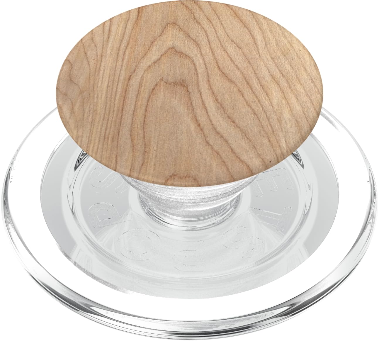Wood-Look Natural Maple PopSockets PopGrip for MagSafe