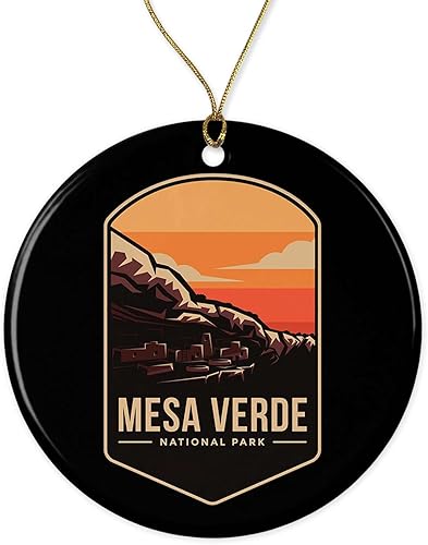 Adorno de Parque Nacional Mesa Verde - Regalo del Parque Nacional Mesa Verde - Adorno de Navidad Mesa Verde - DecoraciĂłn del Parque Nacional - Adorno de Parque Nacional Mesa Verde - Regalo del Parque Nacional Mesa Verde - Adorno de Navidad Mesa Verde - DecoraciĂłn del Parque Nacional -