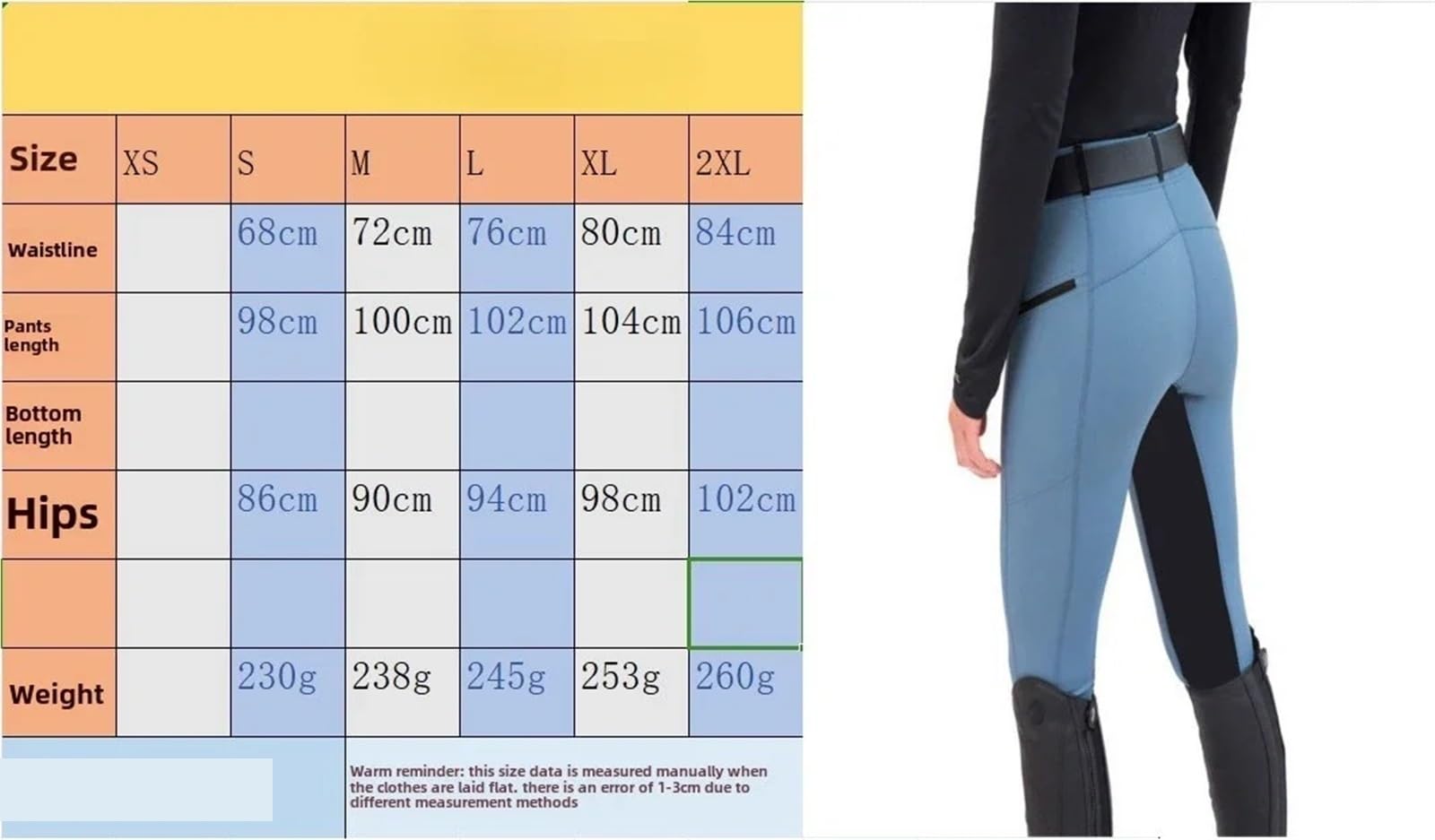 Pantalones De Equitación Pantalones de equitación Ajustados con Empalme elástico, Pantalones Casuales Pierna pequeña