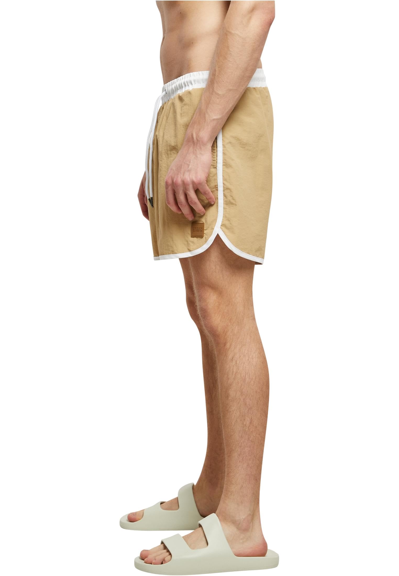 Urban Classics Retro Hombre Bañador Gris Marengo